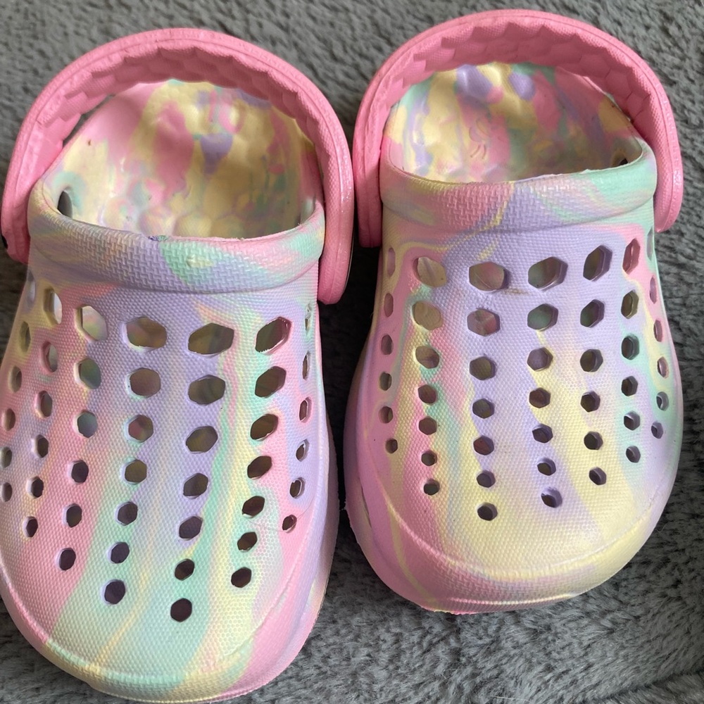 Target croc like sandals for toddlers. New without tags.